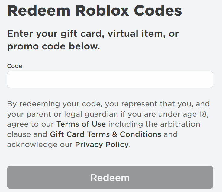 Roblox Codes.png रिडीम करें